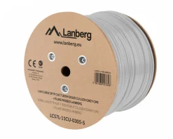 Lanberg Cables & Adapters|305 Meter Cat7 SFTP Solid CU LSZH Network Cable Grey + Fluke Passed