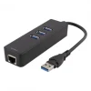 Deltaco Cables & Adapters|4 Ports USB 3.0 Gigabit Ethernet Lan Network Adapter Hub To 1000Mbps