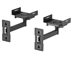 MaxMount Headsets & Audio|Adjustable Wall Mount Speaker Pair - Black