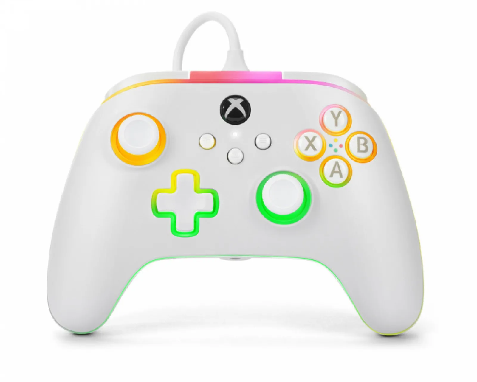 PowerA Xbox|Advantage Wired Controller for Xbox Series X|S with Lumectra - White