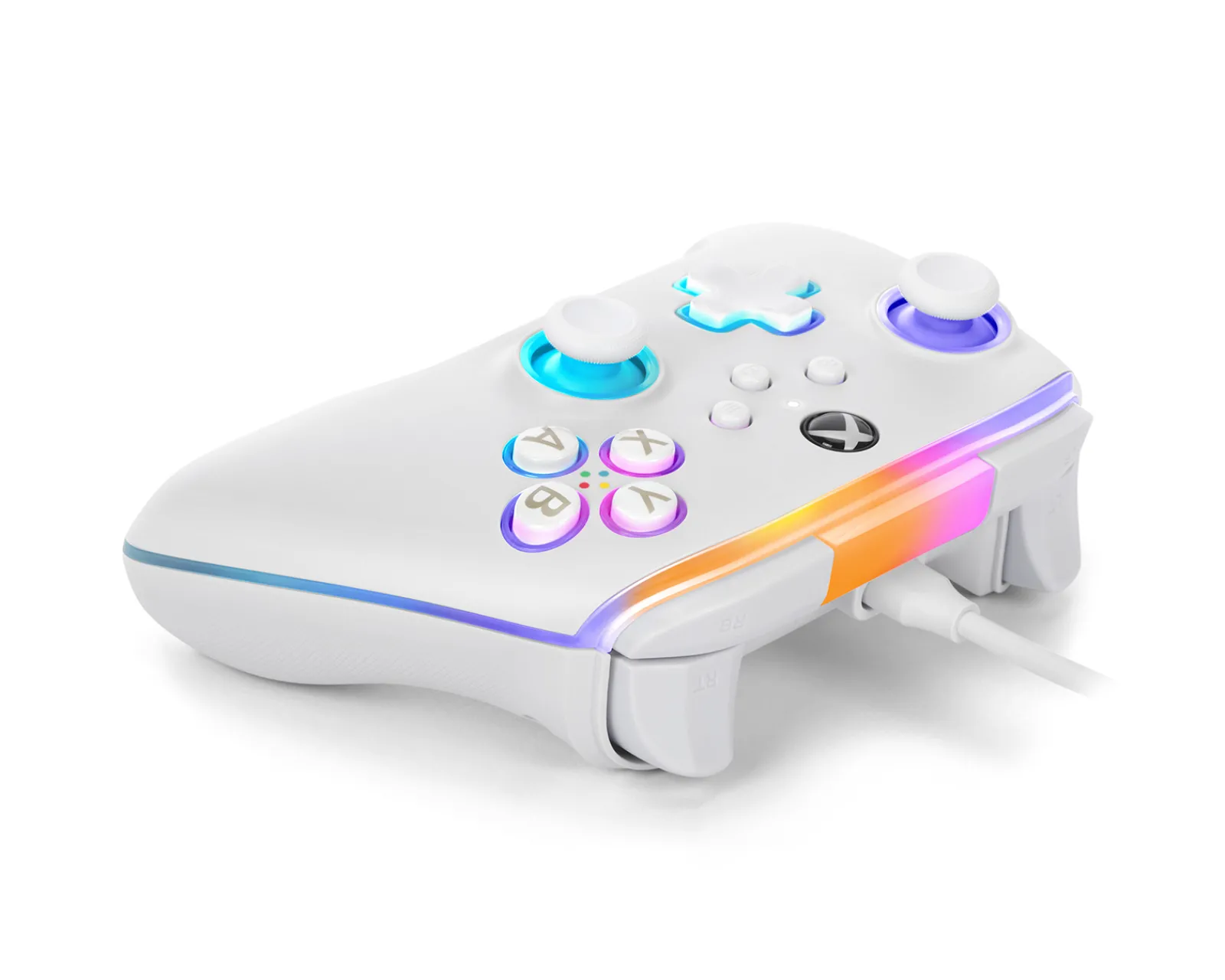 PowerA Xbox|Advantage Wired Controller for Xbox Series X|S with Lumectra - White