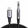 UGREEN Cables & Adapters For Mobile|Aluminum Shell Braided Lightning to Aux 3,5mm Cable 1m - Black