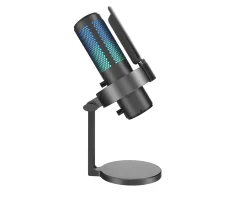 Fifine Headsets & Audio|AMPLIGAME A9 USB Gaming Microphone RGB - Black