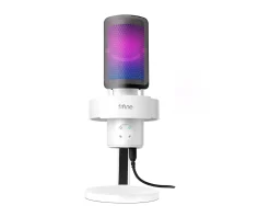 Fifine Headsets & Audio|AMPLIGAME A9 USB Gaming Microphone RGB - White