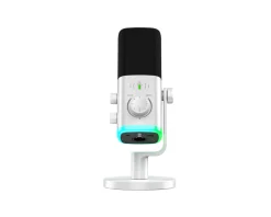Fifine Headsets & Audio|AmpliGame AM9 USB/XLR Microphone - White