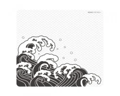 X-raypad Mousepad|Aqua Control Plus Mousepad - Wave - Storm - XL Square