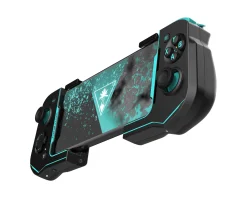 Turtle Beach Controls For Mobile|Atom Controller for Android - Black/Cyan