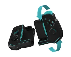 Turtle Beach Controls For Mobile|Atom Controller for Android - Black/Cyan
