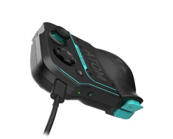 Turtle Beach Controls For Mobile|Atom Controller for Android - Black/Cyan