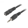 Lanberg Cables & Adapters|Audio Cable Extension 3.5mm 3Pin 3m Black