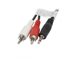 Lanberg Cables & Adapters|Audio Cable 3.5mm to 2xRCA (1.5 Meter) Black