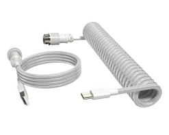 MaxCustom Cables & Adapters|Aviator Coiled Cable USB-C - White