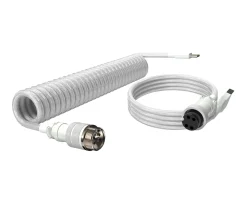 MaxCustom Cables & Adapters|Aviator Coiled Cable USB-C - White