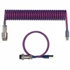 MaxCustom Cables & Adapters|Aviator Coiled Cable USB-C - Purple