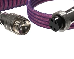 MaxCustom Cables & Adapters|Aviator Coiled Cable USB-C - Purple