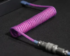 MaxCustom Cables & Adapters|Aviator Coiled Cable USB-C - Purple