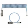 MaxCustom Cables & Adapters|Aviator Coiled Cable USB-C - Light Blue