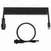 MaxCustom Cables & Adapters|Aviator Coiled Cable USB-C - Black
