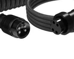 MaxCustom Cables & Adapters|Aviator Coiled Cable USB-C - Black