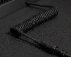 MaxCustom Cables & Adapters|Aviator Coiled Cable USB-C - Black