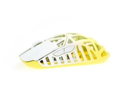 WLMouse Mice & Accessories|BEAST X Max Wireless Gaming Mouse - White/Yellow [Omron Opticals]