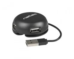 Natec Cables & Adapters|Bumblebee Black 2.0 USB Hub 4 Ports