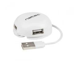 Natec Cables & Adapters|Bumblebee White 2.0 USB Hub 4 Ports