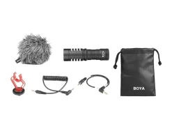 BOYA Headsets & Audio|BY-MM1 Condenser 3,5mm Microphone