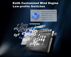 Haute42 Playstation|C16 Arcade Controller - Black