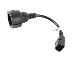 Lanberg Cables & Adapters|C14 to Schuko (F) 20 cm Black