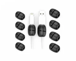 DESIRE2 Cables & Adapters|Cable Clamp Nuggets Tidy - 10 pcs - Black
