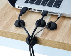 MaxMount Cables & Adapters|Cable Clips 6 pcs Gray