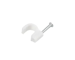 Lanberg Cables & Adapters|Cable Clips 7mm 100pcs - White