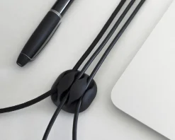 DESIRE2 Cables & Adapters|Cable Clips Tidy 10-pack Black