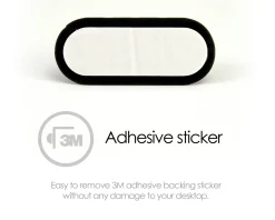 DESIRE2 Cables & Adapters|Cable Clips Tidy 10-pack Black