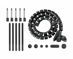 MaxMount Cables & Adapters|Cable Management Organizer Kit - Cable holder, Cable ties & Cable wrap