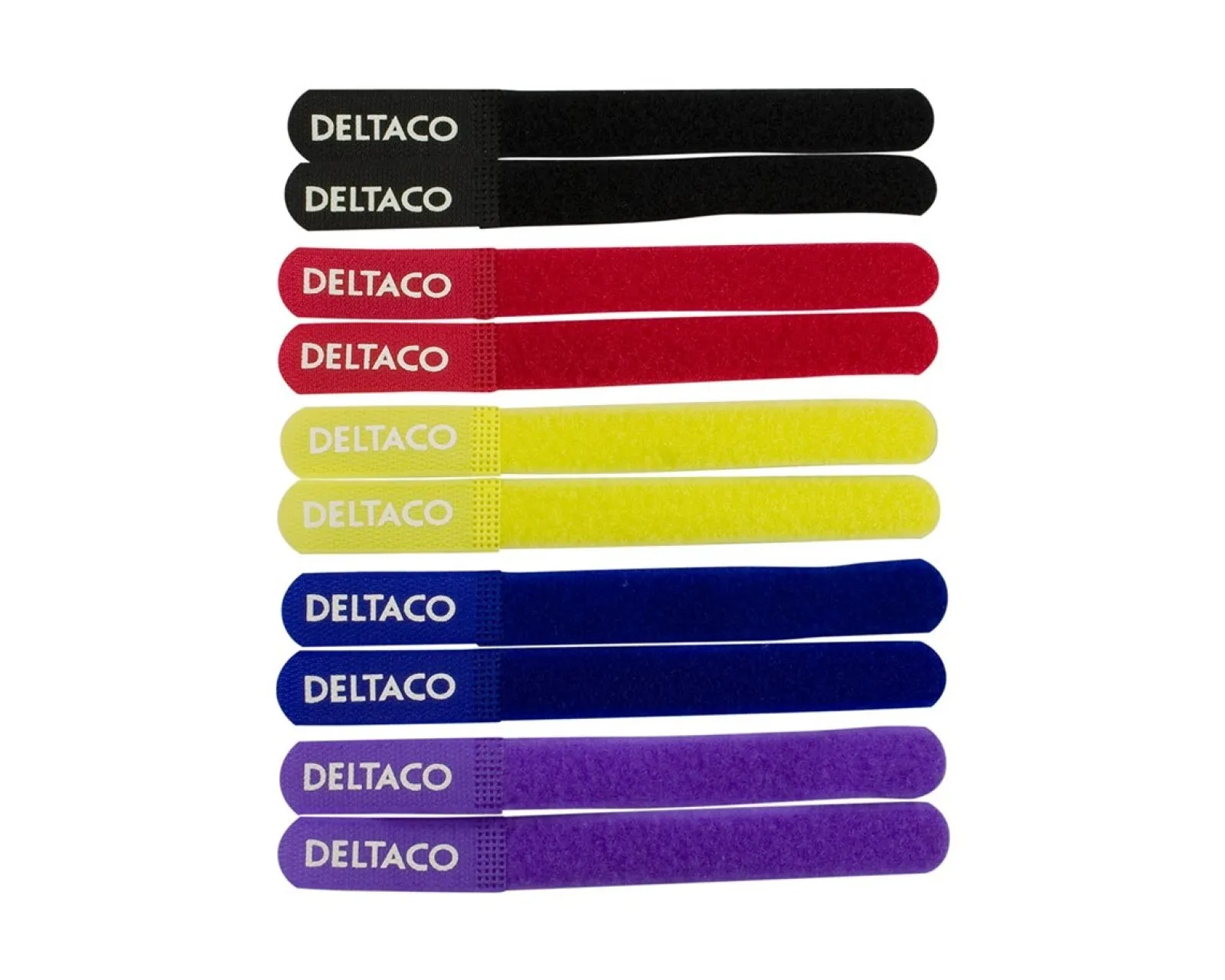 Deltaco Cables & Adapters|Cable Ties Multiple colors 10pcs