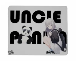 Uncle Panda Mousepad|Candy Girl Gaming Mousepad - White