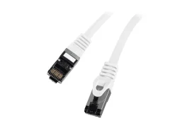 Lanberg Cables & Adapters|CAT 8.1 Ethernet cable S/FTP LSZH - White - 0,5m