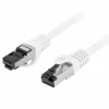 Lanberg Cables & Adapters|CAT 8.1 Ethernet cable S/FTP LSZH - White - 0,25m