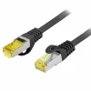 Lanberg Cables & Adapters|CAT.6A S/FTP LSZH CU - Ethernet cable - Black - 1 Meter