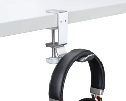 MaxMount Headsets & Audio|Clamp-On Universal Headphone Holder - Silver