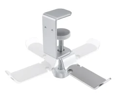 MaxMount Headsets & Audio|Clamp-On Universal Headphone Holder - Silver