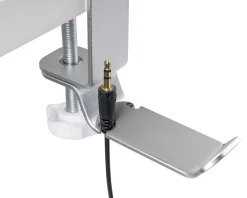 MaxMount Headsets & Audio|Clamp-On Universal Headphone Holder - Silver