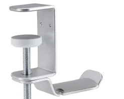 MaxMount Headsets & Audio|Clamp-On Universal Headphone Holder - Silver
