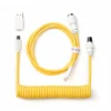 Keychron Cables & Adapters|Custom Coiled Aviator Cable USB-C - Yellow