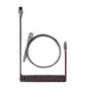 Keychron Cables & Adapters|Custom Coiled Aviator Cable USB-C - Grey