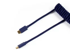 Keychron Cables & Adapters|Custom Coiled Aviator Cable USB-C - Blue