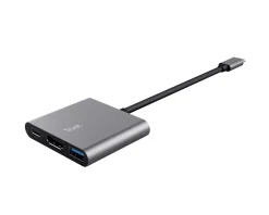 Trust Cables & Adapters|Dalyx 3-in-1 USB-C Adapter