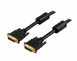 Deltaco Cables & Adapters|DVI Dual Link, DVI-I Male - Male (2 meter)